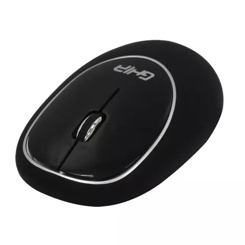 Mouse Inalámbrico Ghia Memory Foam 1000dpi Negro GT100NN